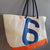 borsa cabas in vela da barca riciclata modello grande in vela da barca made in france